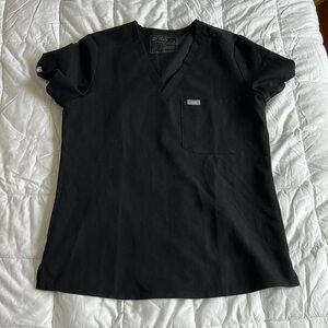 Figs Black Short Sleeve Tee